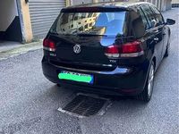 Usata VW Golf VI 105 CV (77 kW) 2010 Nero Utilitaria