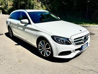 Usata Mercedes C200 116 CV (85 kW) 2017 Bianco Station wagon