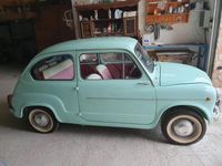 Usata Fiat 600D 42 CV (30 kW) 1960 Verde Utilitaria