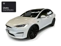 Usata Tesla Model X Plaid 750 kW (1020 CV) 2023 Pearl white multicoat SUV