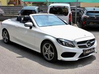 Usata Mercedes C180 AMG 184 CV (135 kW) 2017 Bianco Cabrio