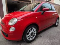 Usata Fiat 500 Sport 69 CV (50 kW) 2009 Rosso Cabrio