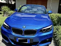 Usata BMW 218 M Sport 136 CV (100 kW) 2018 Blu/azzurro Cabrio