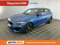 Usata BMW 116 M Sport 116 CV (85 kW) 2019 Blu/azzurro Utilitaria
