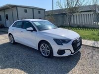 Usata Audi A3 Advanced 150 CV (110 kW) 2021 Bianco Berlina