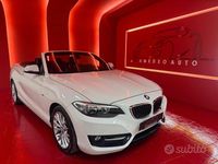 Usata BMW 220 183 CV (134 kW) 2015 Bianco Cabrio