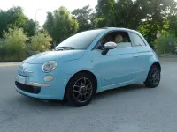 Usata Fiat 500C 86 CV (63 kW) 2010 Blu/azzurro Cabrio