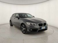 Usata BMW 118 Sport Line 150 CV (110 kW) 2017 Grigio Utilitaria