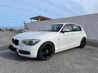 Usata BMW 118 Sport Line 194 CV (142 kW) 2015 Bianco Utilitaria