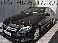 Usata Mercedes C180 156 CV (114 kW) 2019 Nero Berlina