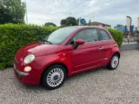 Begagnad Fiat 500 Lounge 69 HK (50 kW) 2008 Röd Halvkombi