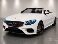 Usata Mercedes E220 Premium Plus 194 CV (142 kW) 2019 Bianco Cabrio