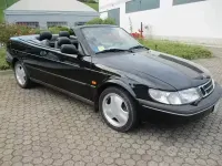 Usata Saab 900 Cabriolet 131 CV (96 kW) 1996 Nero Cabrio
