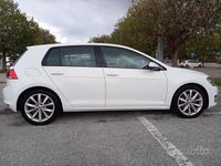Usata VW Golf VII Highline 110 CV (80 kW) 2015 Bianco Berlina