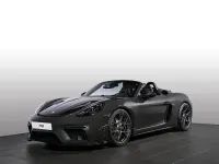 Nuova Porsche 718 Spyder 2026 Colore su campione/capote nera con finiture grigio artico Cabrio