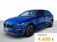 Usata Skoda Scala Monte Carlo 116 CV (85 kW) 2024 Blu race metallizzato Utilitaria