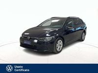 Usata VW Golf VIII Life 131 CV (96 kW) 2021 Nero pastello Station wagon