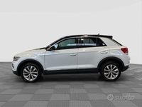 Usata VW T-Roc Style 150 CV (110 kW) 2019 White silver metallizzato con tetto nero SUV