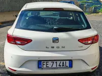 Usata Seat Leon Style 110 CV (80 kW) 2016 Bianco Berlina