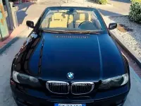Usata BMW 320 Cabriolet 150 CV (110 kW) 2005 Nero Cabrio