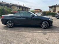 Usata BMW 218 M Sport 150 CV (110 kW) 2017 Nero Cabrio