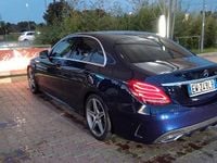 Usata Mercedes C220 170 CV (125 kW) 2014 Blu Berlina