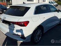 Usata Audi A3 Ambiente 131 CV (96 kW) 2021 Bianco Berlina