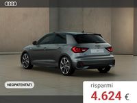 Nuova Audi A1 Sportback Comfort 116 CV (85 kW) 2025 Argento cavo metallizzato nero mito meta Utilitaria