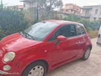 Usata Fiat 500 100 CV (73 kW) 2012 Rosso Berlina