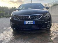 Usata Peugeot 308 GT-line 131 CV (96 kW) 2019 Nero Berlina