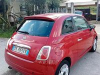 Usata Fiat 500 Lounge 75 CV (55 kW) 2009 Rosso Cabrio
