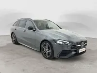 Usado Mercedes C220 AMG line 200 CV (147 kW) 2023 Gris Familiar