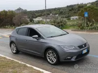 Usata Seat Leon 105 CV (77 kW) 2014 Grigio Berlina