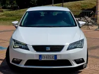 Usata Seat Leon 110 CV (80 kW) 2014 Bianco Berlina