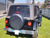 Usata Jeep Wrangler Sahara 177 CV (130 kW) 2003 Nero SUV