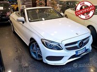Usata Mercedes C220 Premium 170 CV (125 kW) 2017 Bianco Cabrio