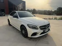 Usata Mercedes C220 AMG 194 CV (142 kW) 2019 Bianco Berlina