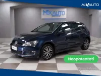 Usata VW Golf VII Comfortline 110 CV (80 kW) 2017 Blu Berlina