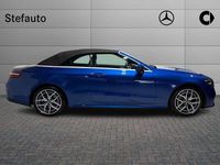 Usata Mercedes E300 Premium 265 CV (194 kW) 2023 Blu Cabrio