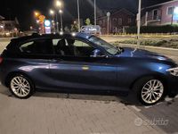 Usata BMW 118 Sport Line 150 CV (110 kW) 2015 Blu Utilitaria