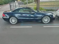 Usata Mercedes SL350 245 CV (180 kW) 2004 Blu Cabrio