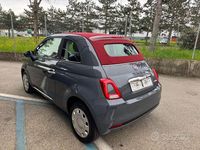 Usata Fiat 500C Club 69 CV (50 kW) 2022 Grigio pastello Cabrio