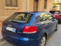 Usata Audi A3 140 CV (102 kW) 2004 Blu Utilitaria