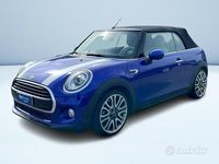 Usata Mini Cooper D Cabriolet Hype 116 CV (85 kW) 2018 Blu Cabrio