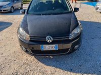 Usata VW Golf VI Highline 122 CV (89 kW) 2009 Nero Utilitaria