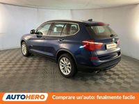 Usata BMW X3 Advantage 190 CV (139 kW) 2016 Blu/azzurro SUV