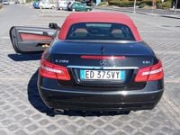 Usata Mercedes E200 2011 Nero Cabrio