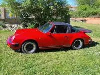 Usata Porsche 911 Carrera Cabriolet 231 CV (169 kW) 1983 Rosso Cabrio