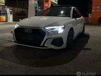 Usata Audi A3 S-Line 150 CV (110 kW) 2021 Bianco Berlina