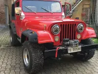 Usata Jeep CJ 1986 Rosso Cabrio